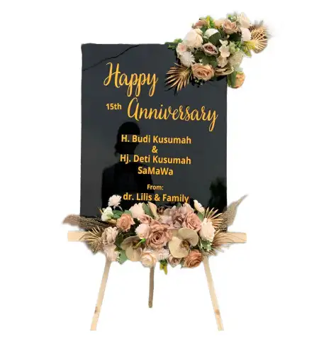 Papan Bunga Akrilik nias utara